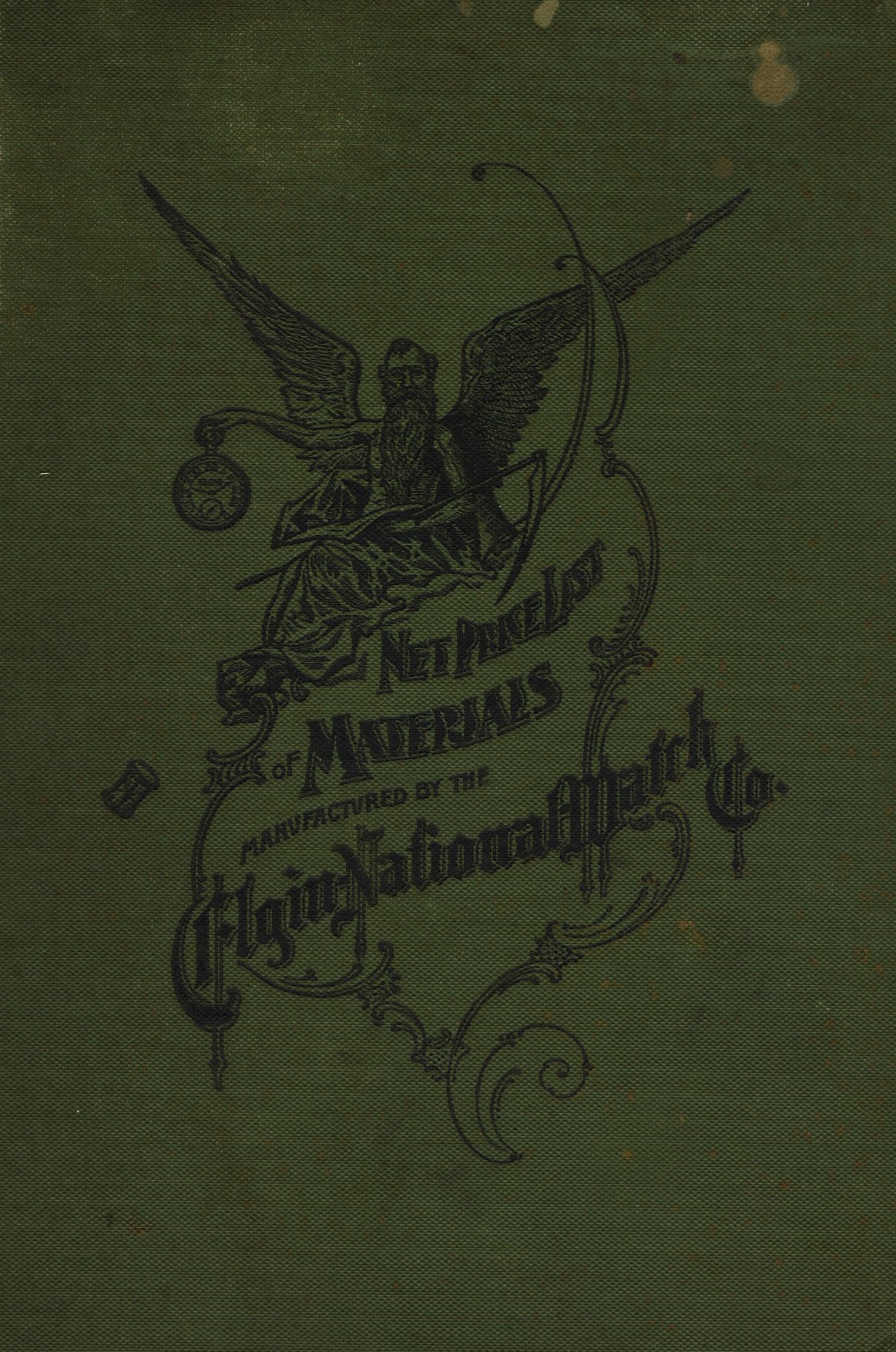 Net Price List of Materials Manufactured by the Elgin National Watch Co. (1915) Cover Image